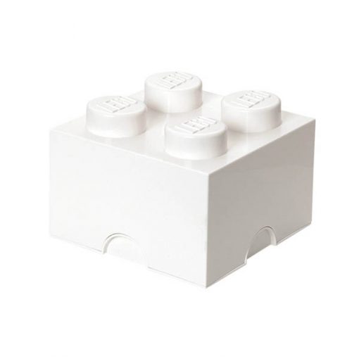 Lego säilytyslaatikko 4, valkoinen