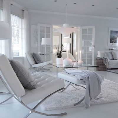 Viettelevä valkoinen sisustus