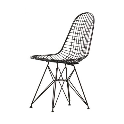 Vitra Wire Chair DKR tuoli, musta