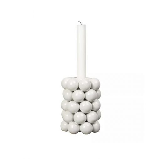 ByOn Globe kynttilänjalka, valkoinen