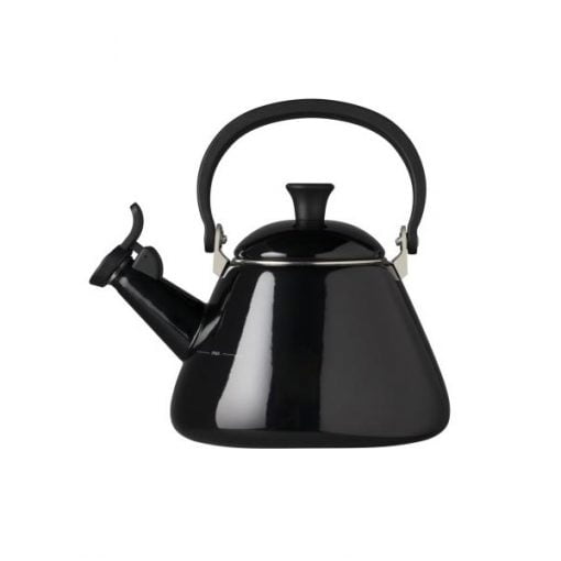 Le Creuset viheltävä vesipannu, musta