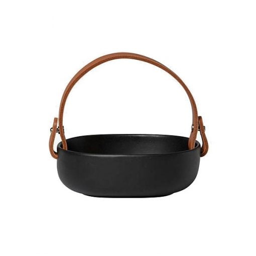 Marimekko Oiva Pikku Koppa tarjoilukulho, musta