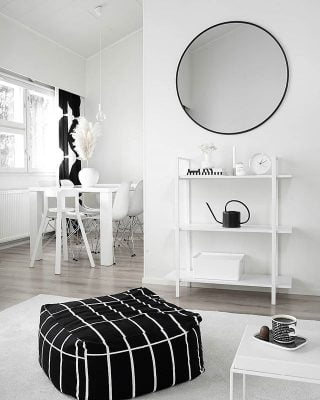 Valkoista ja vähän mustaakin