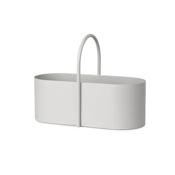 Ferm Living Grib säilytin, vaaleanharmaa
