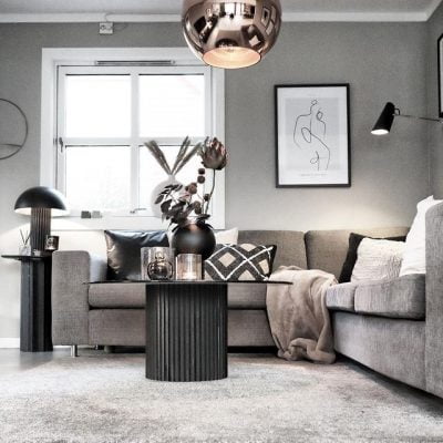 Elegantti harmaa sisustus