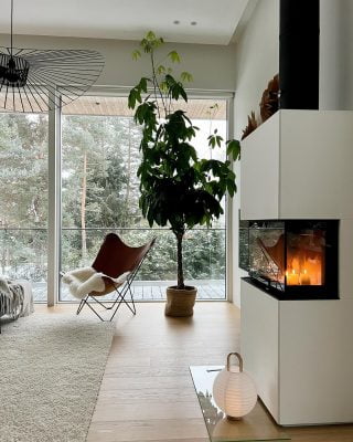 Kodikas ja moderni tunnelma sisustuksessa